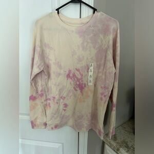 Tween Girls Cat & Jack Tie Dye Sweatshirt NWT XL Pink